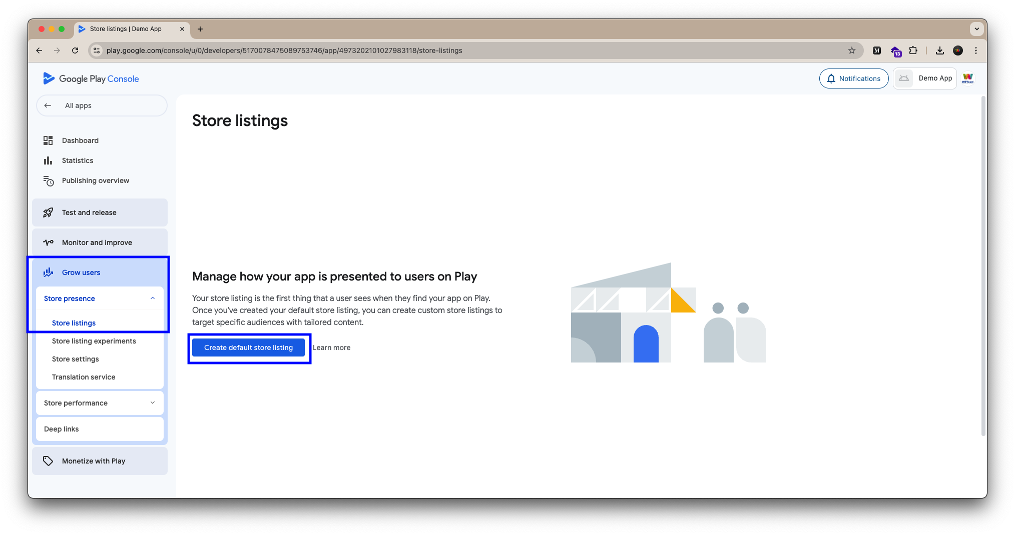 Create Store Listing