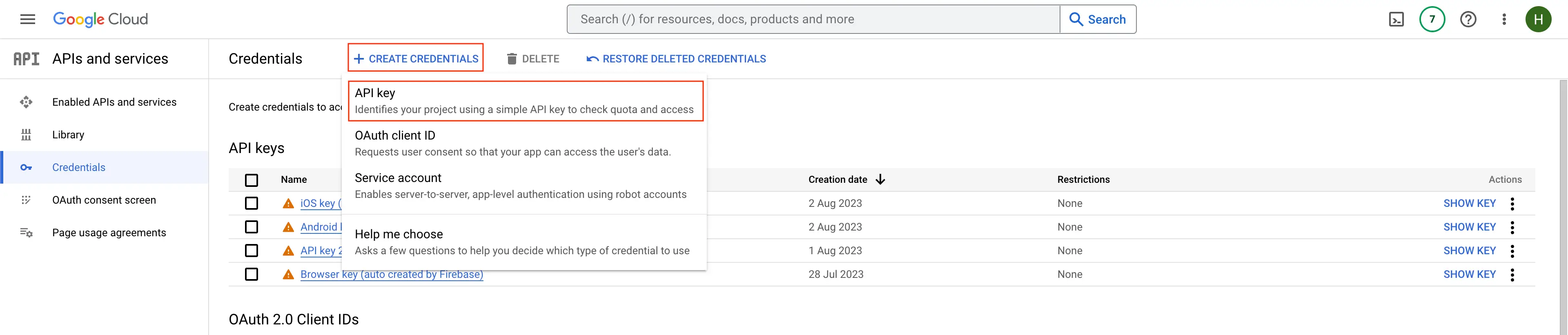 firebaseBilling