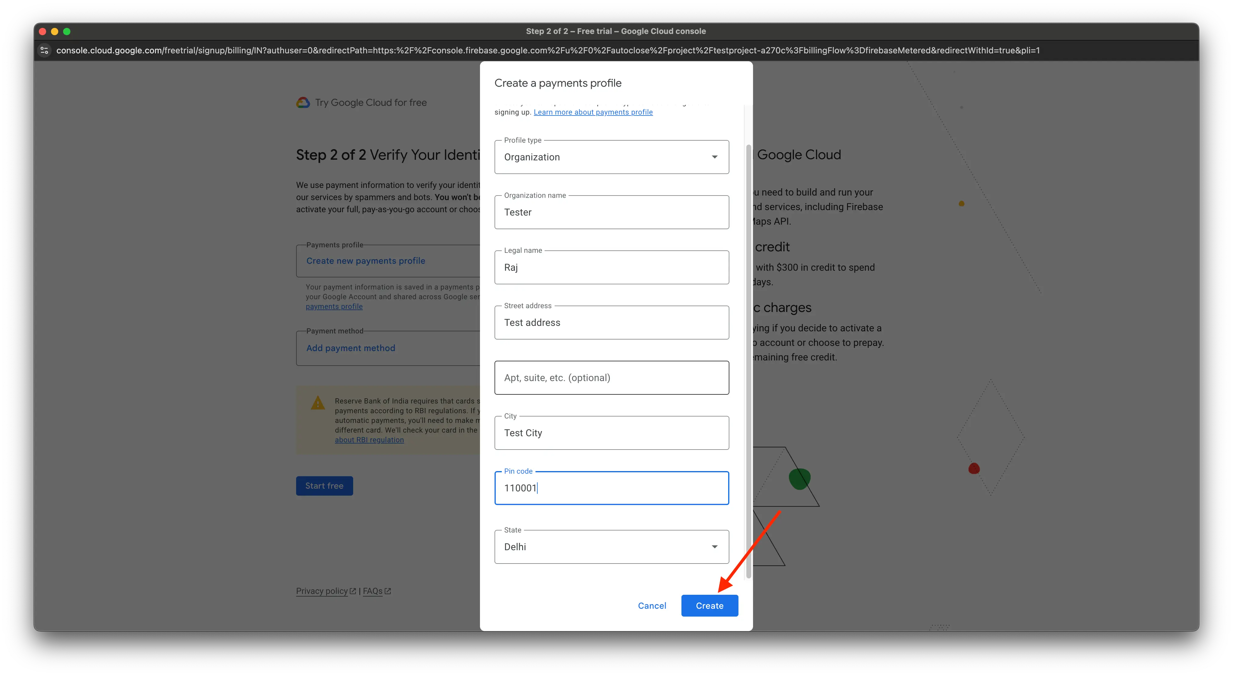 firebaseBilling
