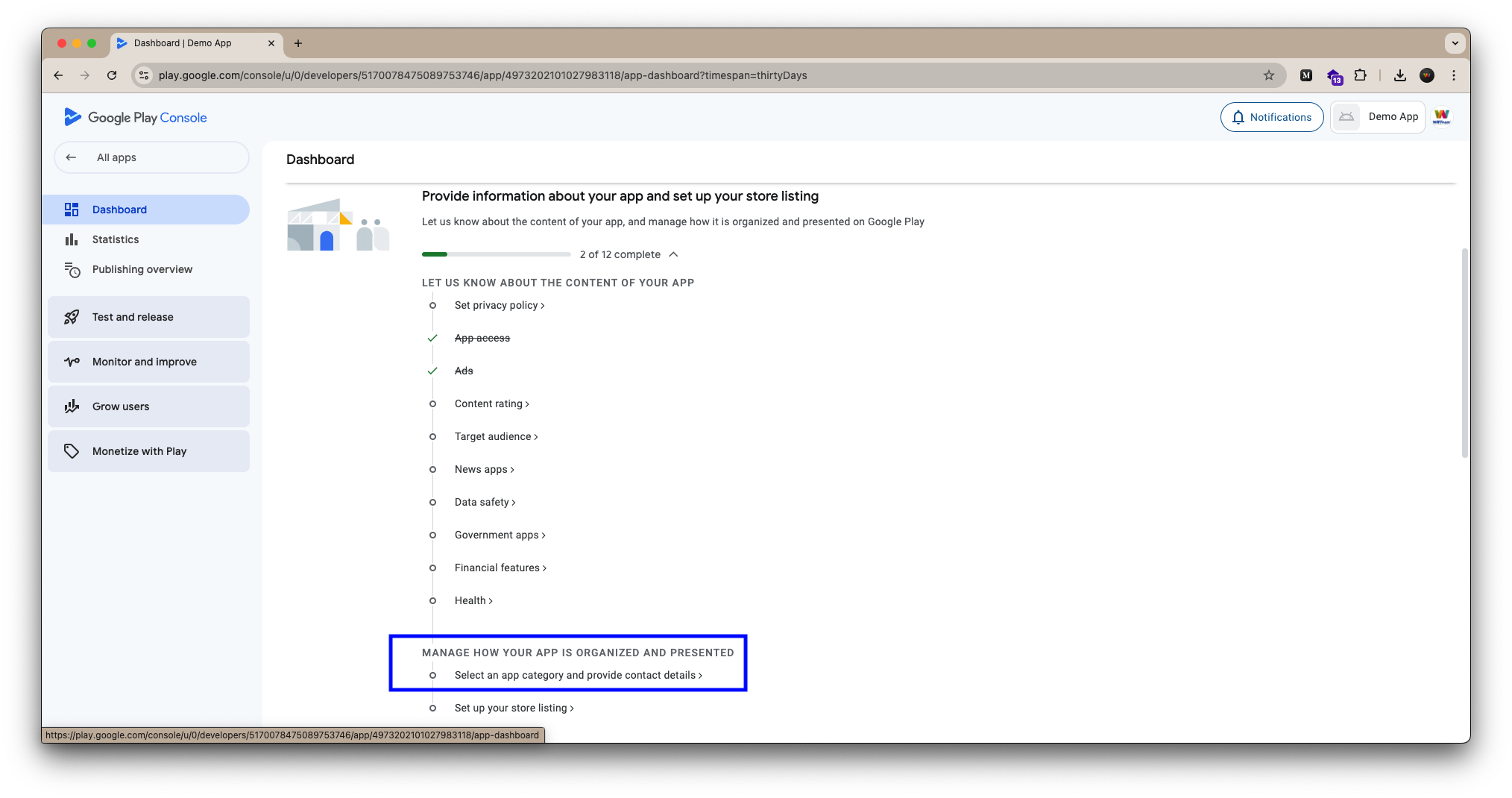 Create Category