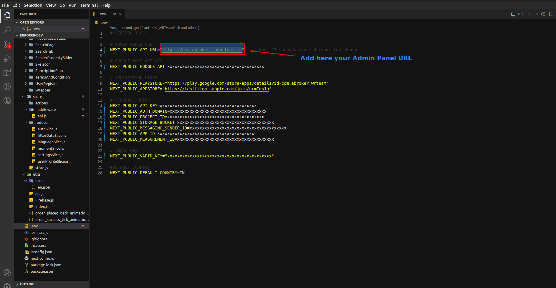 Admin URL Configuration