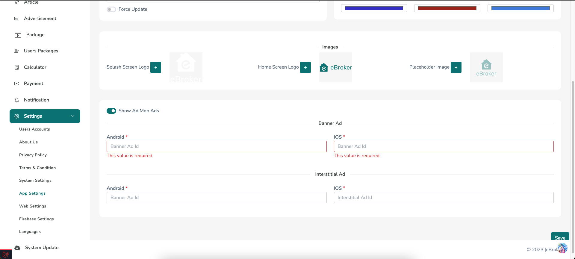 AdMob Admin