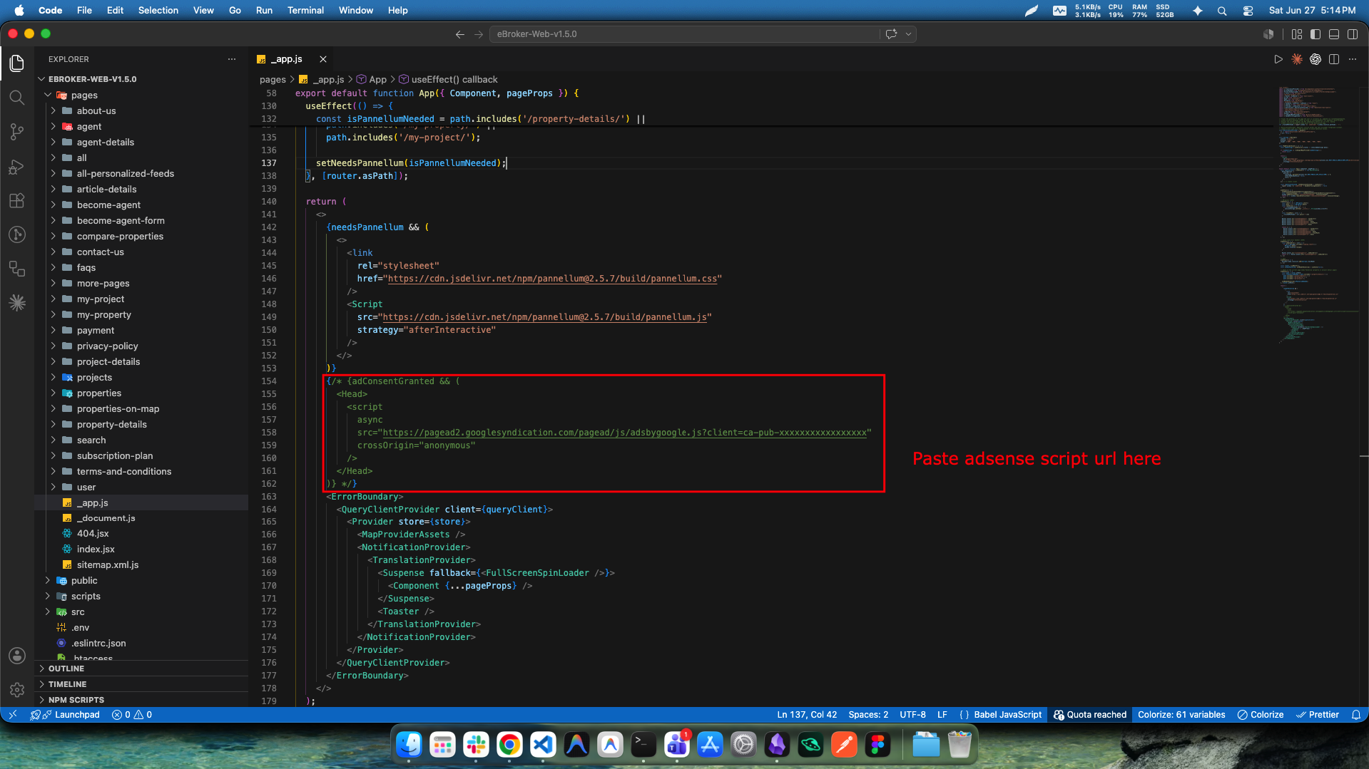 AdSense Script