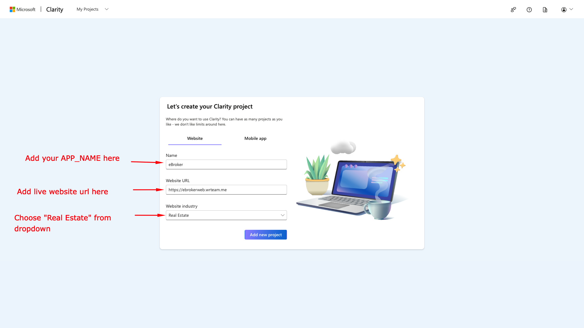 Create Project