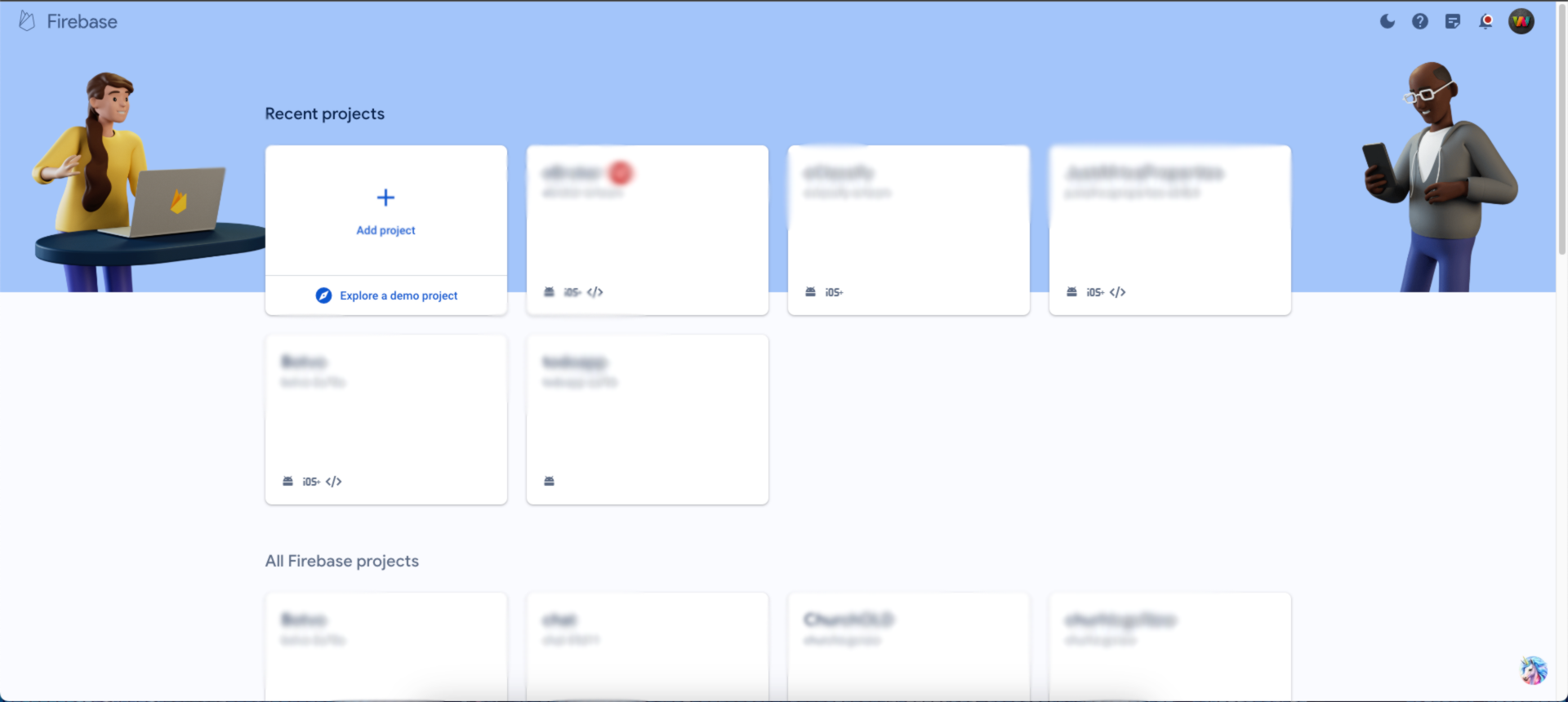 Firebase Create Project