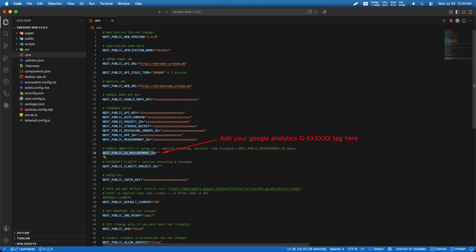 Placement in Website Code