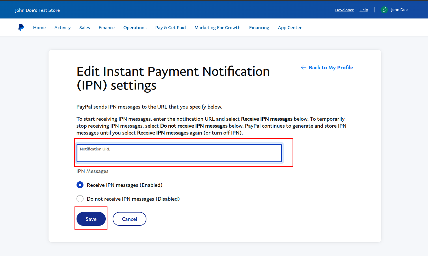 Paypal Step 4