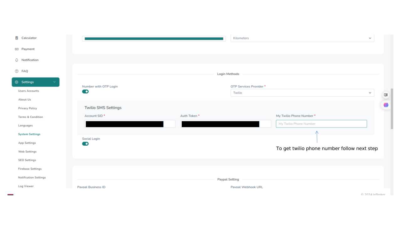 Twilio Step 5