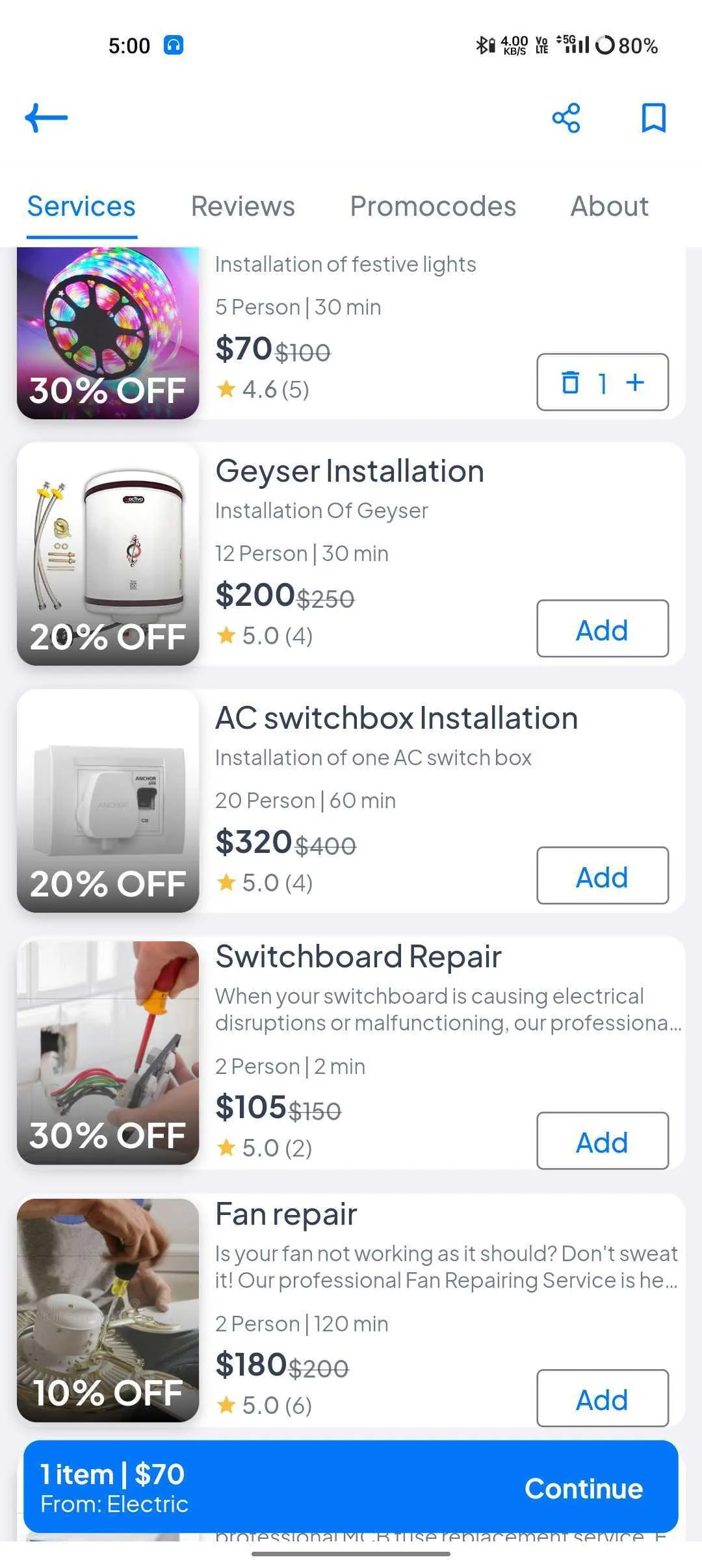 Online Cart