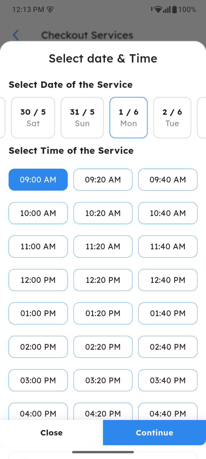 Time Slots