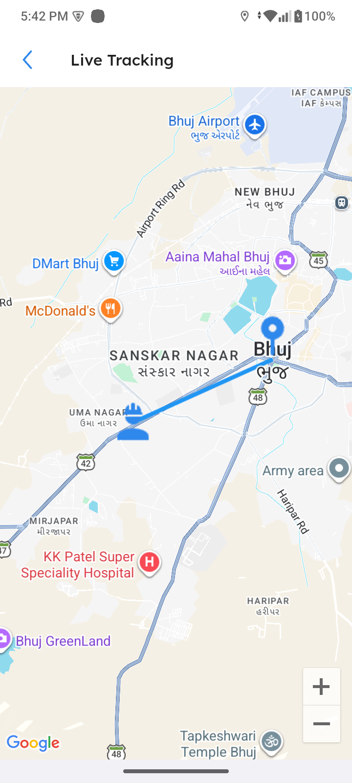 Live Tracking