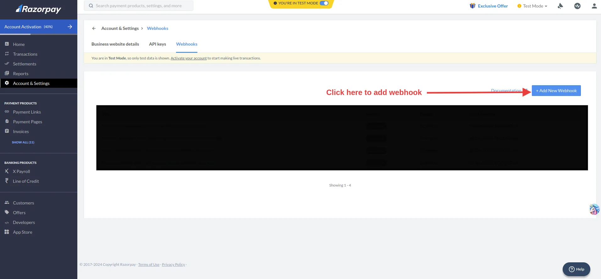 Razorpay Webhook 2