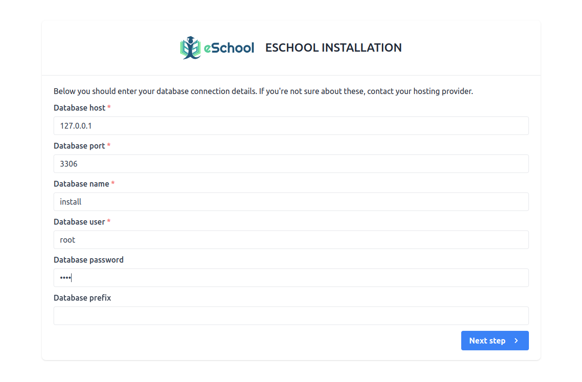 Database Configuration