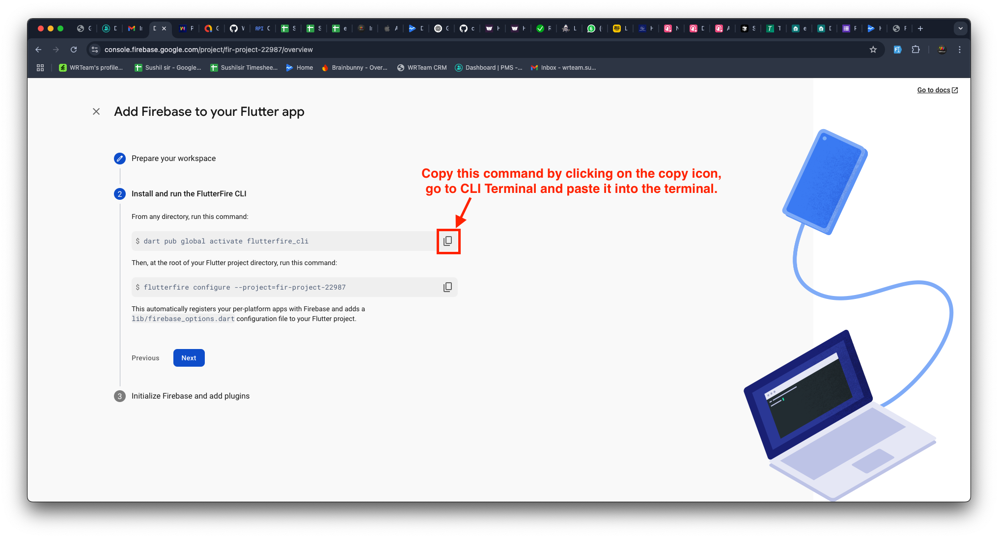 Create Firebase Flutter App 4