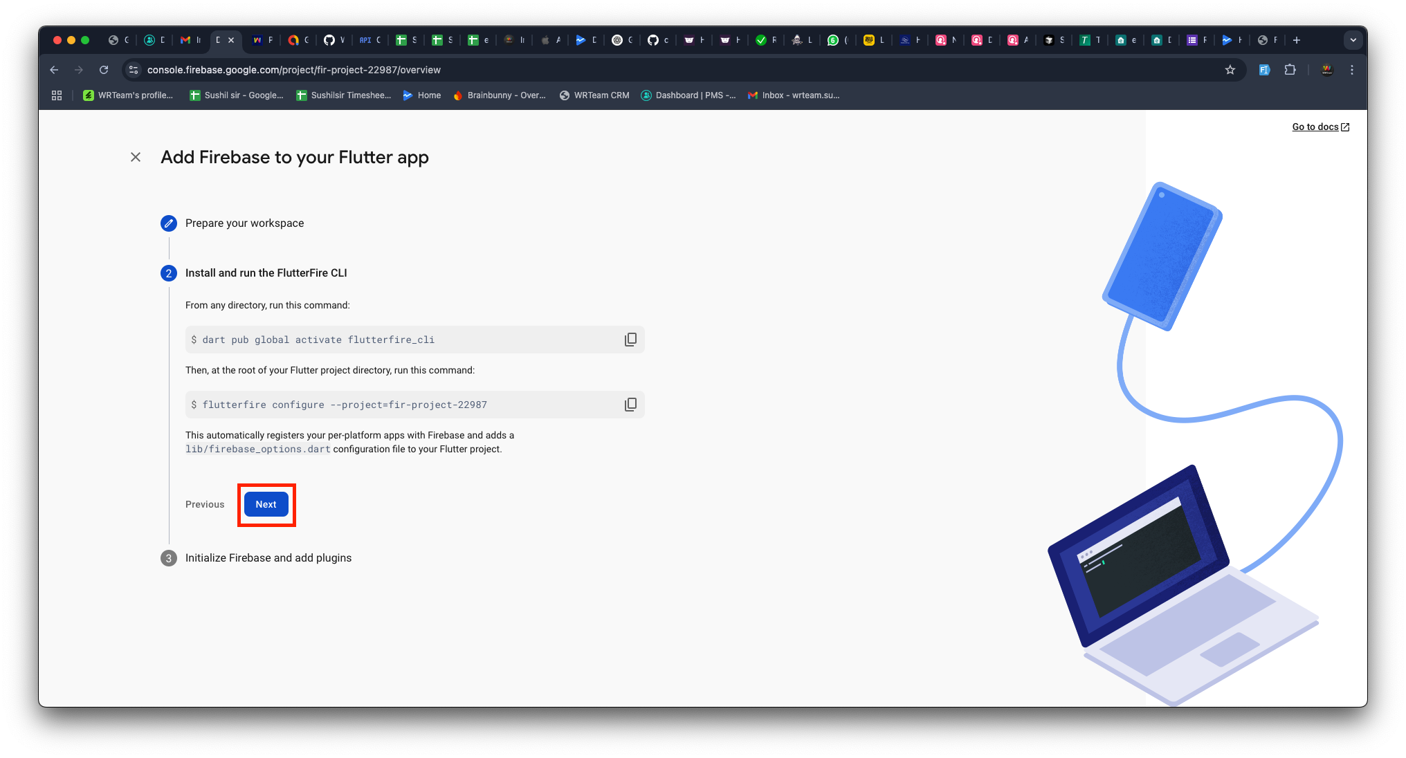 Create Firebase Flutter App 8
