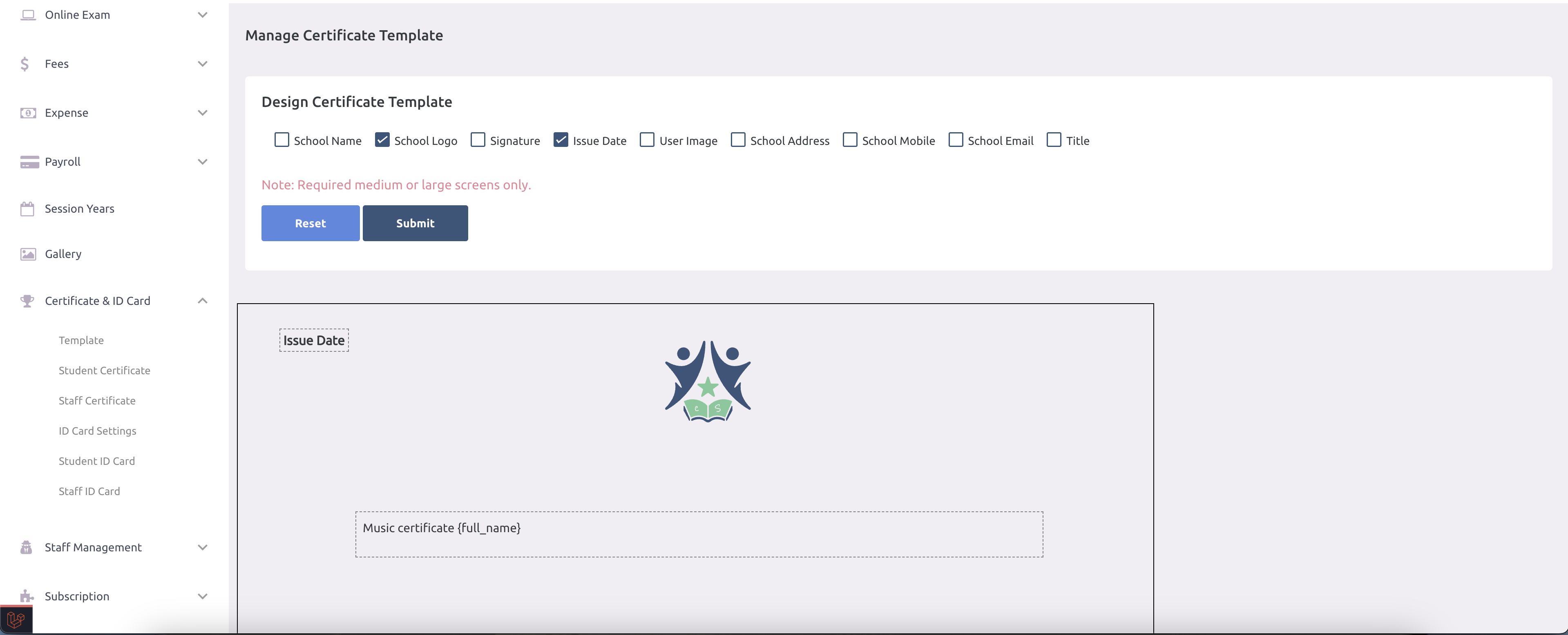 e-School SaaS