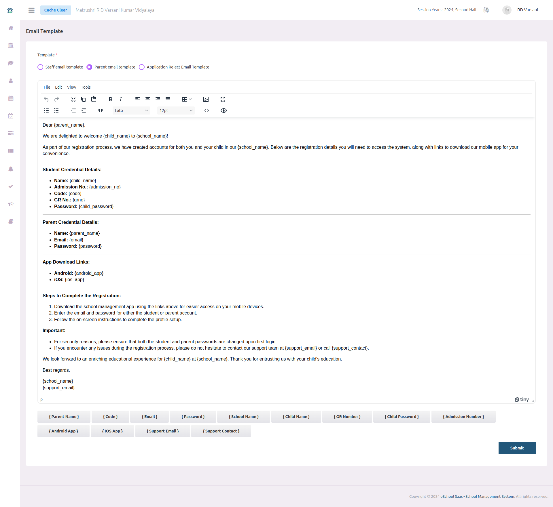 e-School SaaS