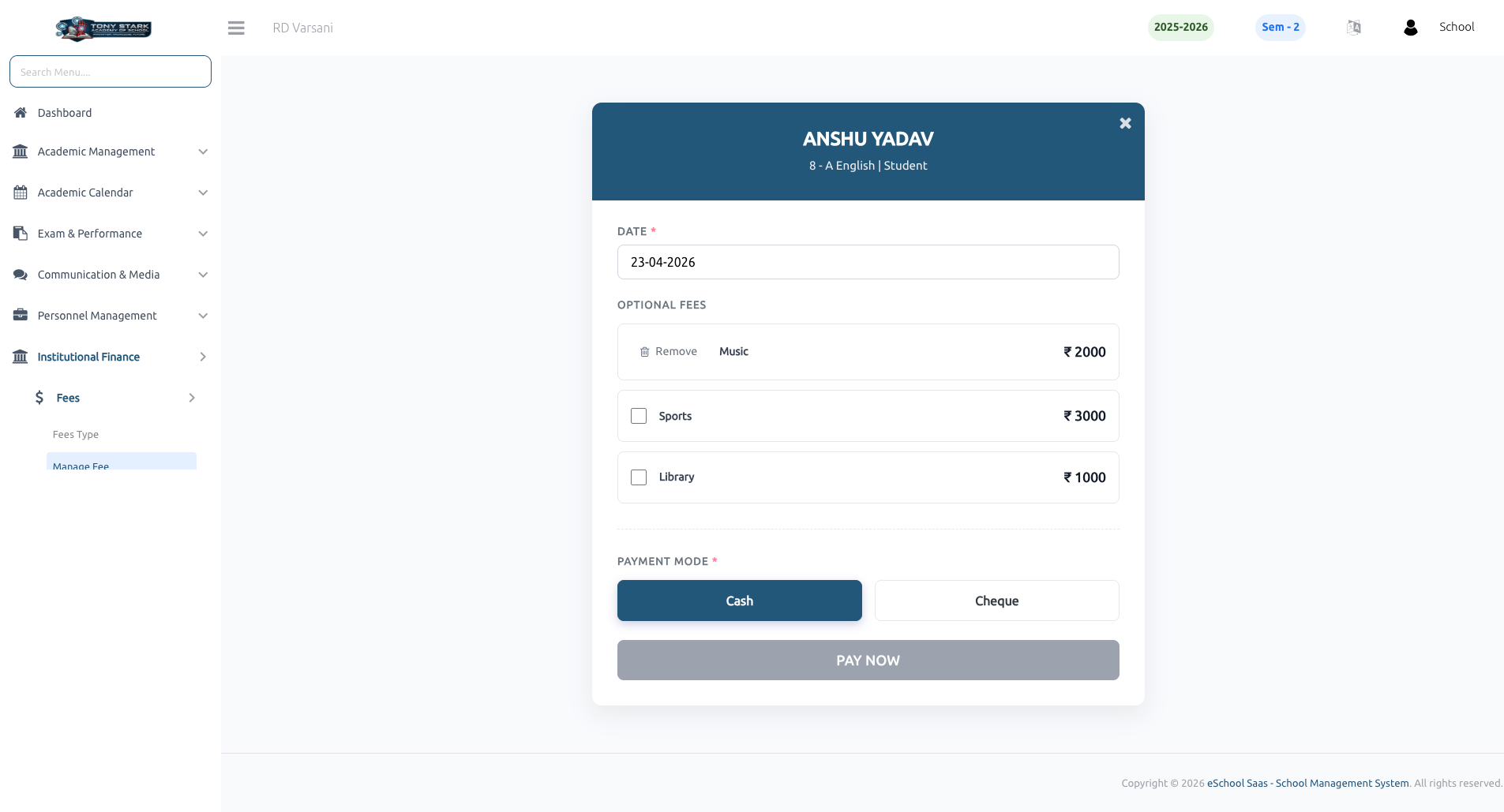 e-School SaaS