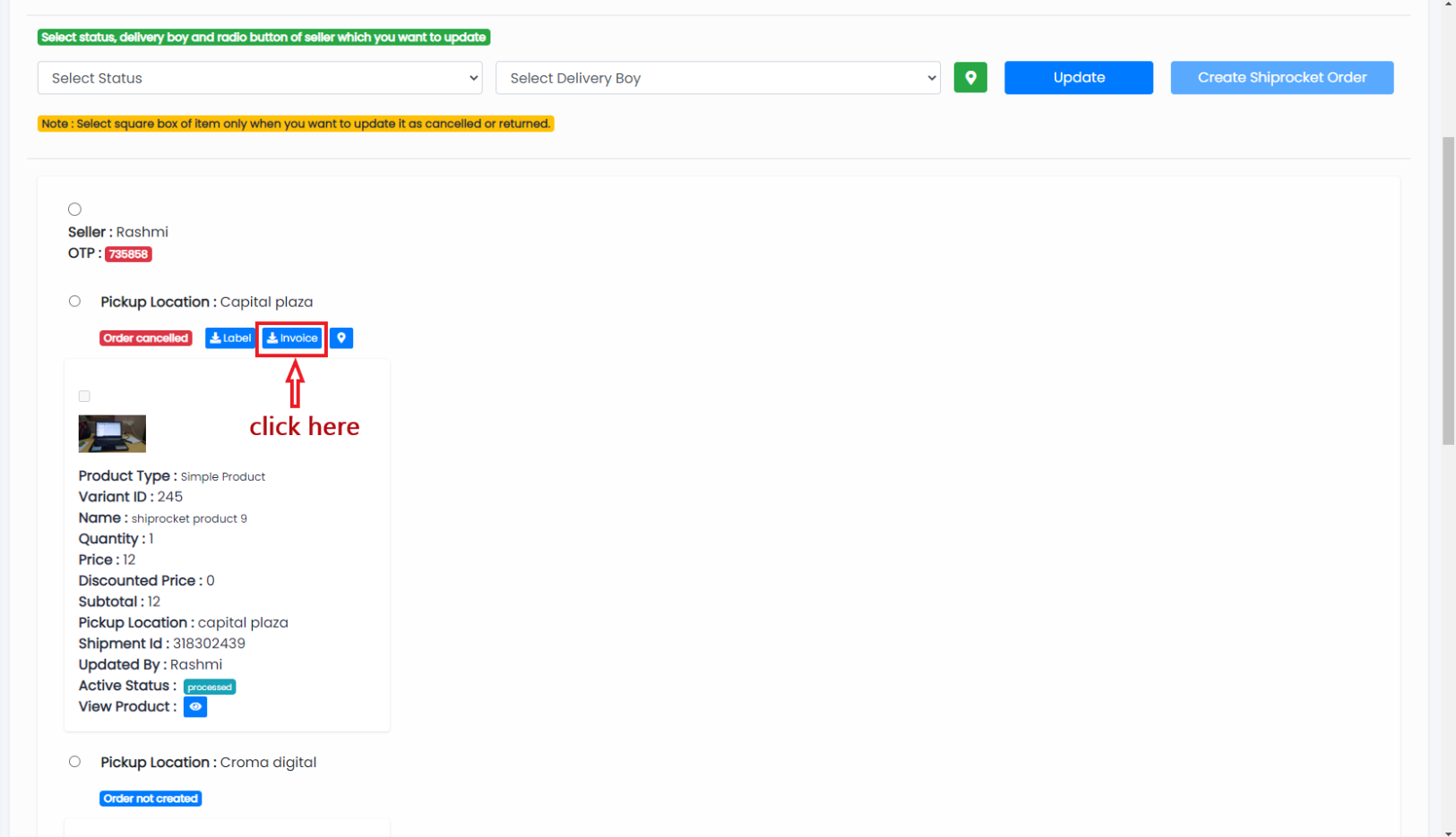 Download Invoice