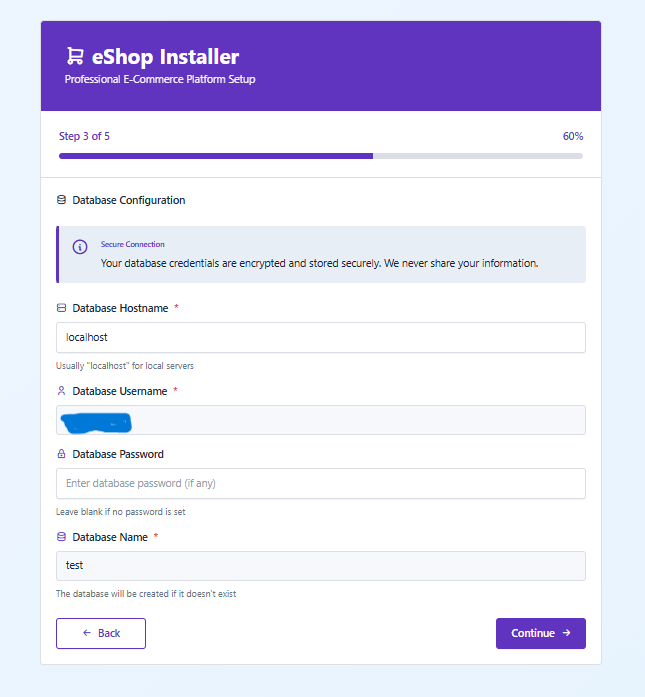 Database Setup