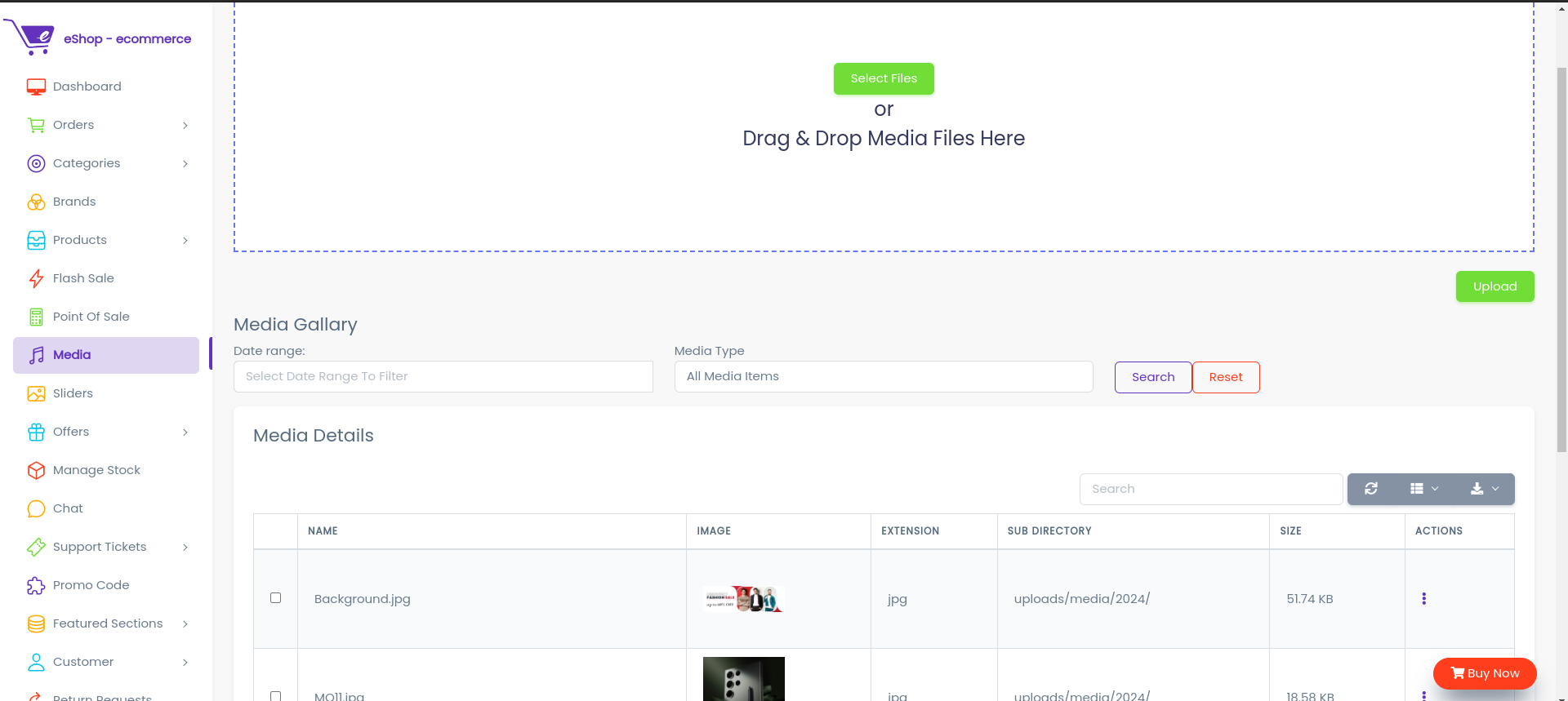 Upload Images