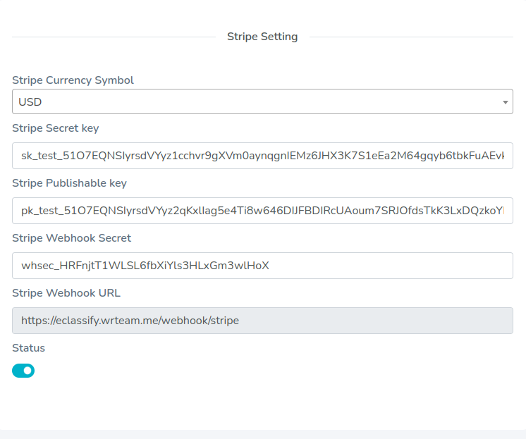 Webhook Configuration