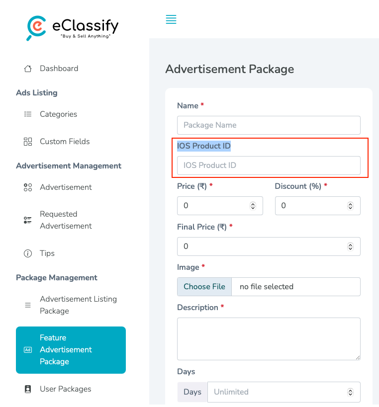 In-App Purchase Setup