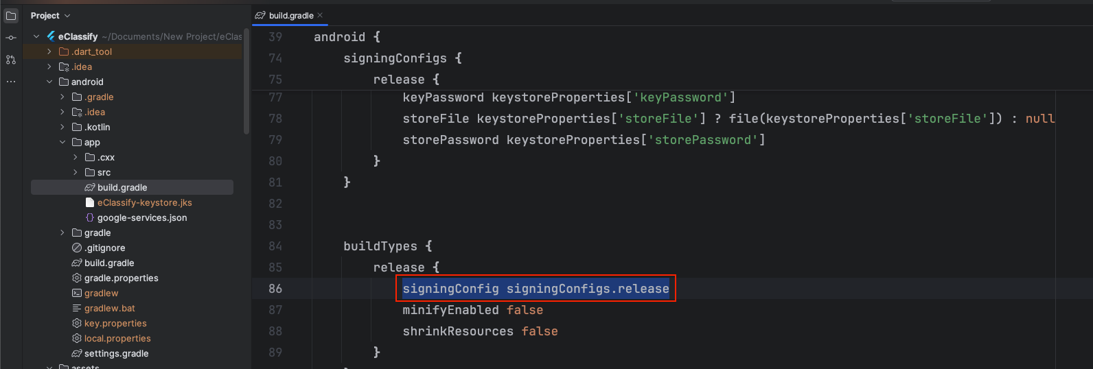 Release Configuration
