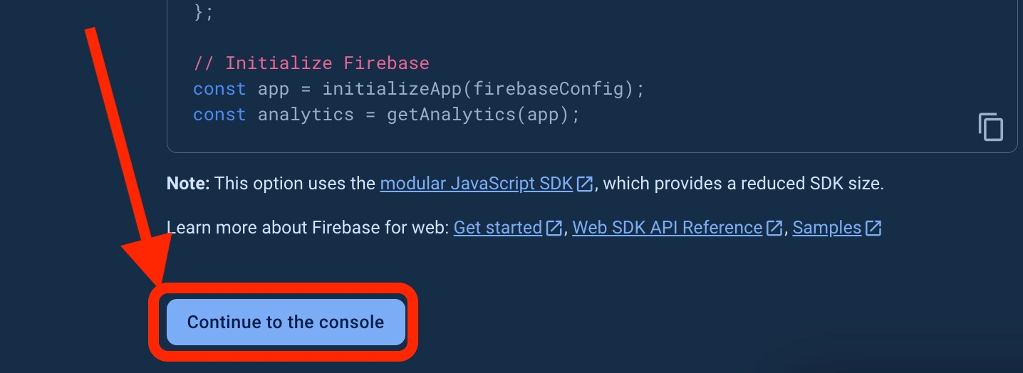 Firebase Setting 3