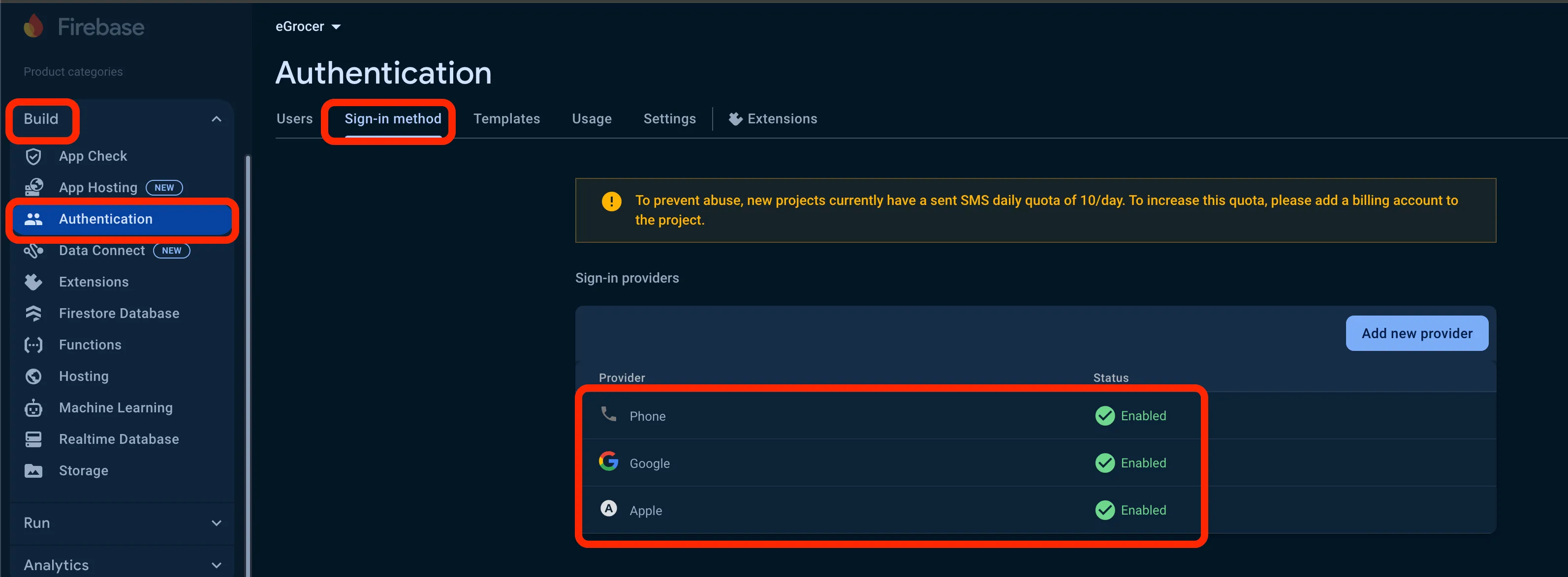 Firebase Auth 2
