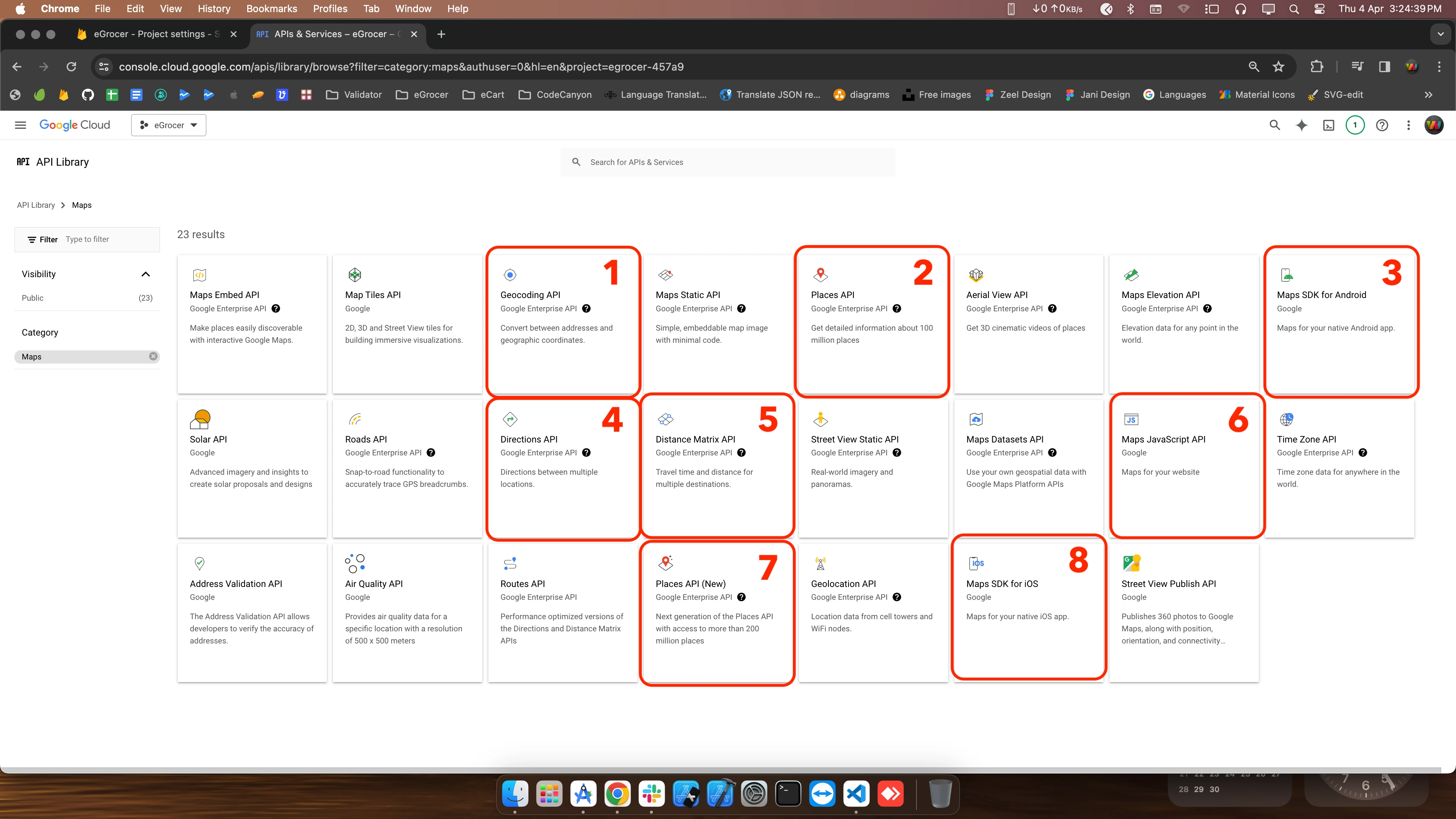 Map API Key 5