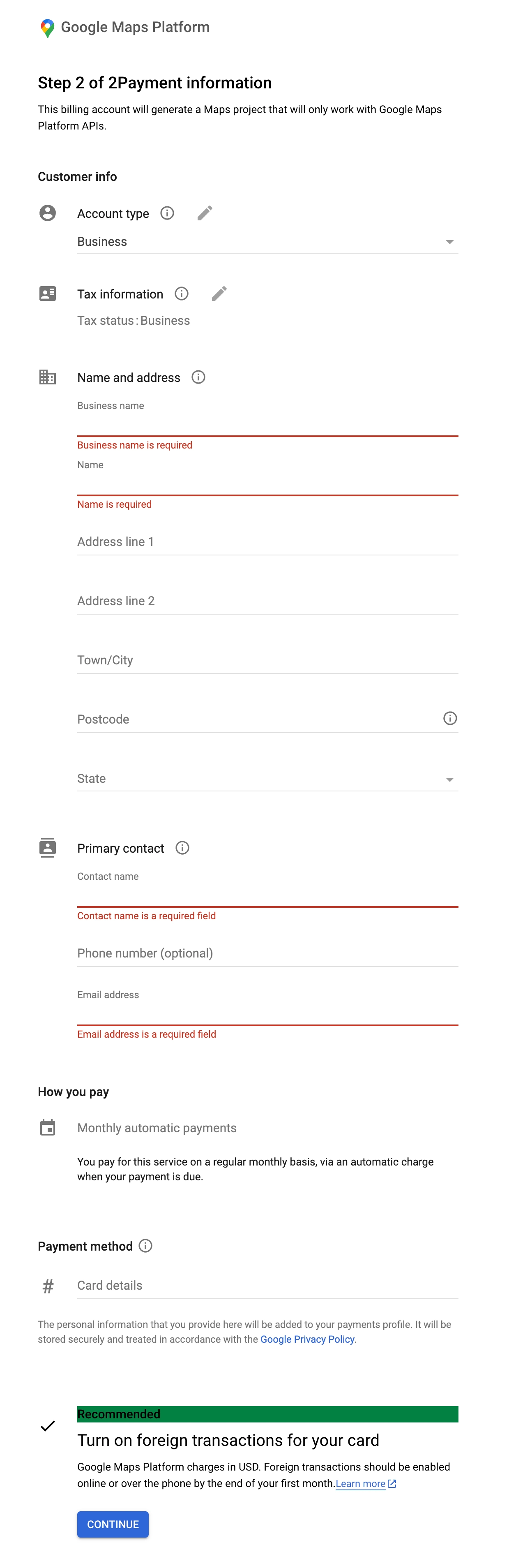 Map API Key 9
