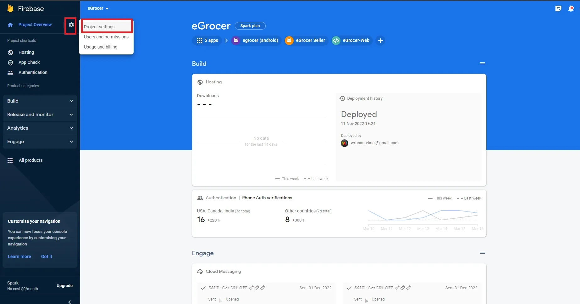 Firebase Step 2