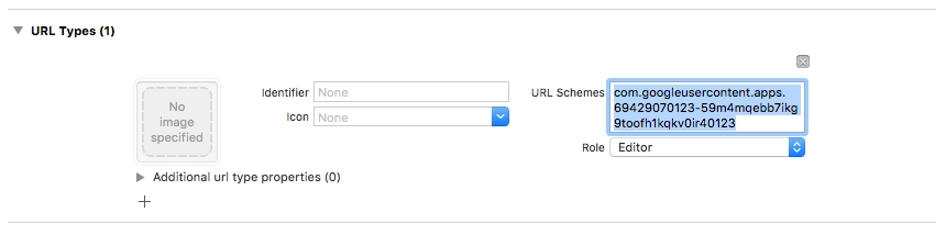 Xcode URL Type