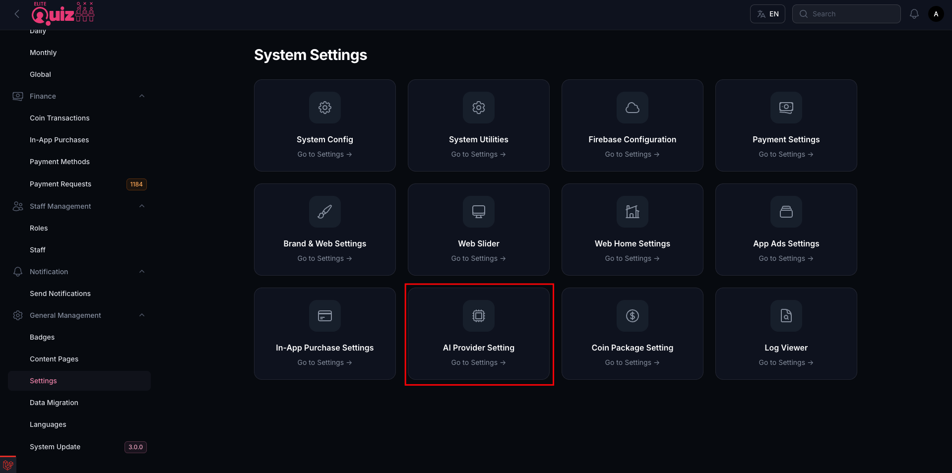 AI Settings