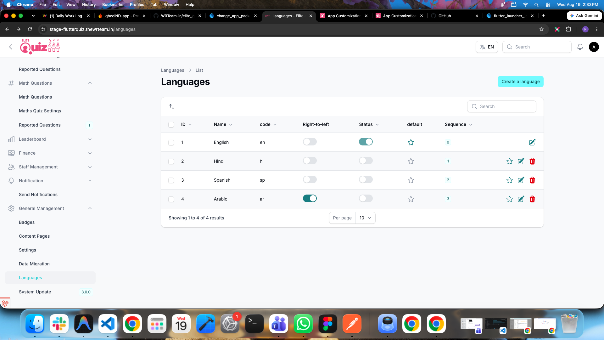System Languages