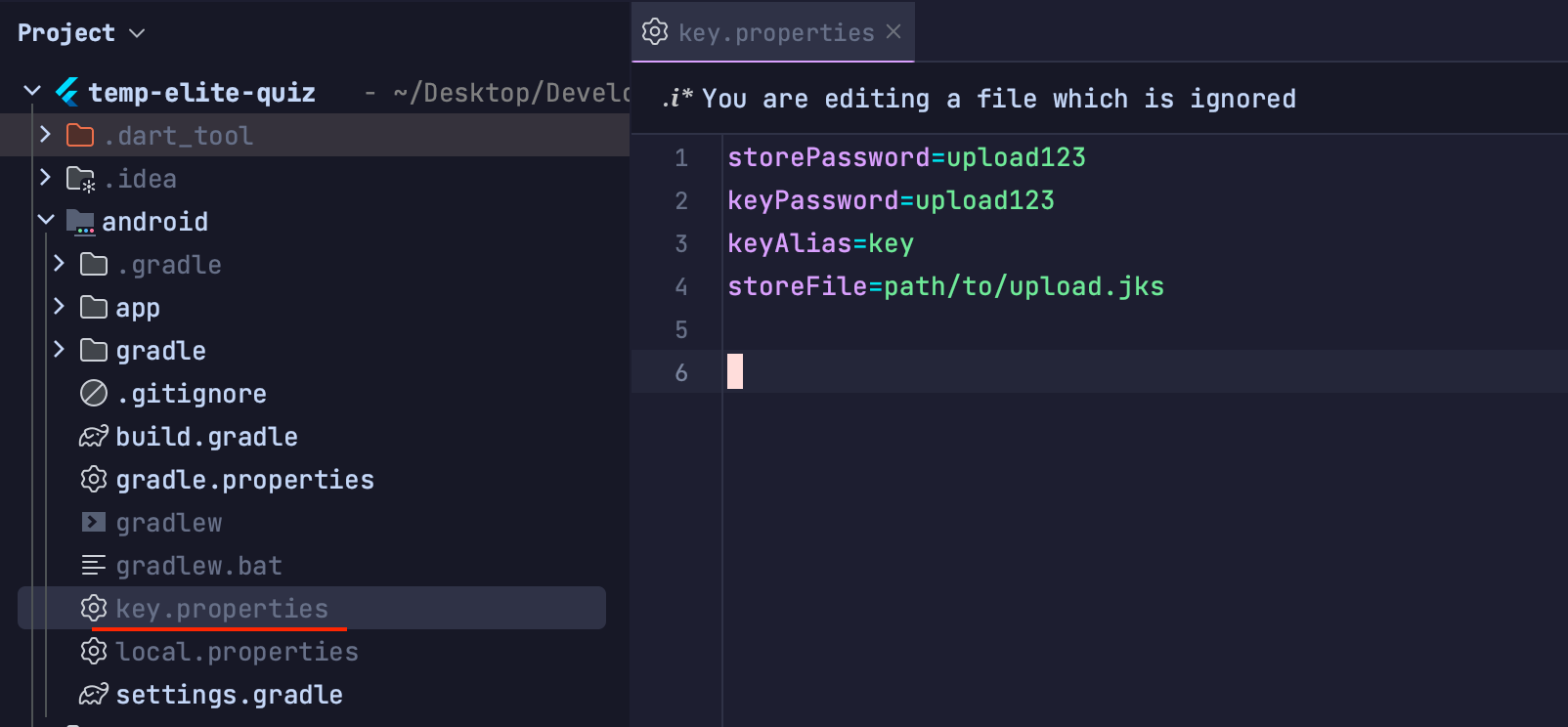 Keystore Properties
