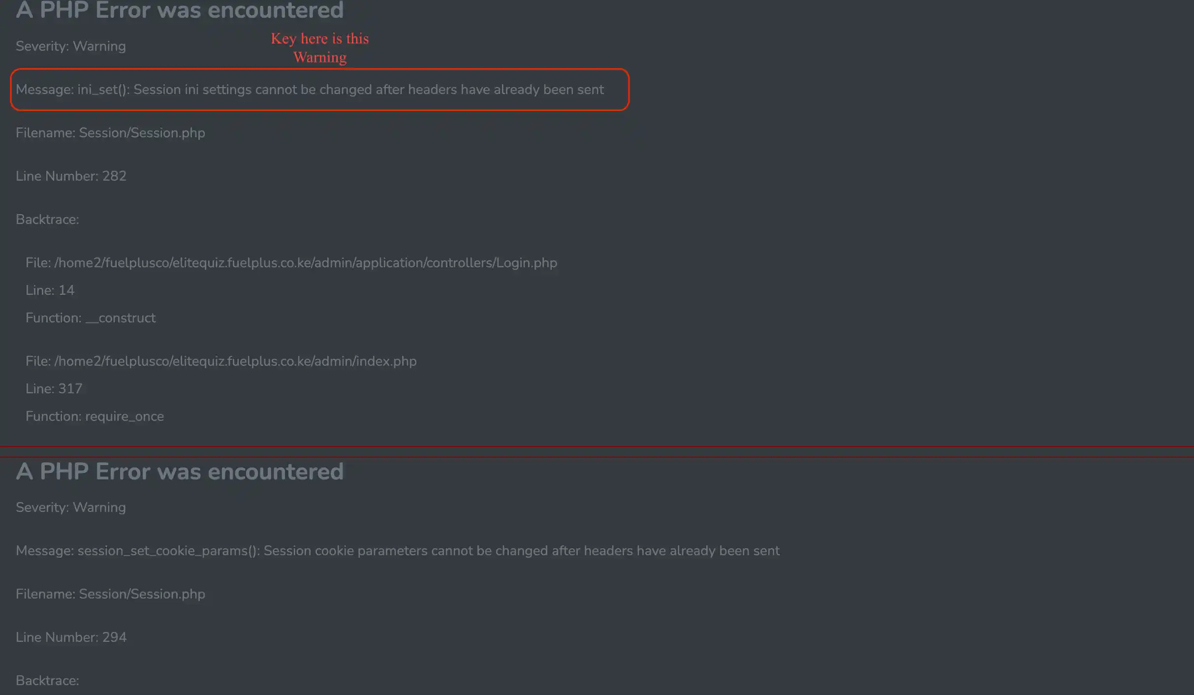 ob_start solution