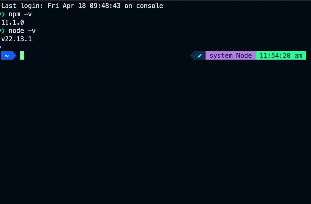 NPM Version Check