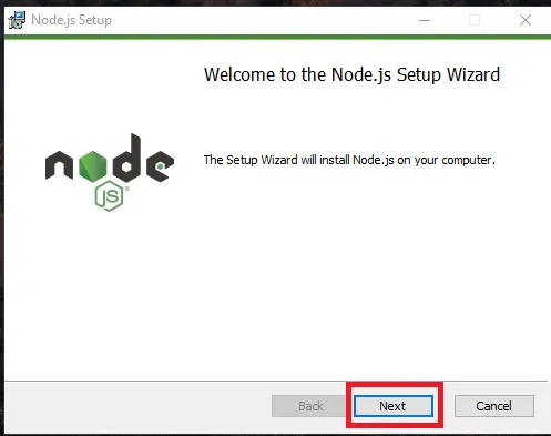 NPM Installation Step 1