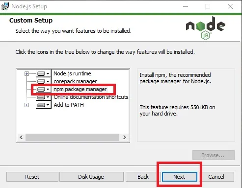 NPM Installation Step 4