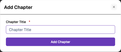 Add Chapter