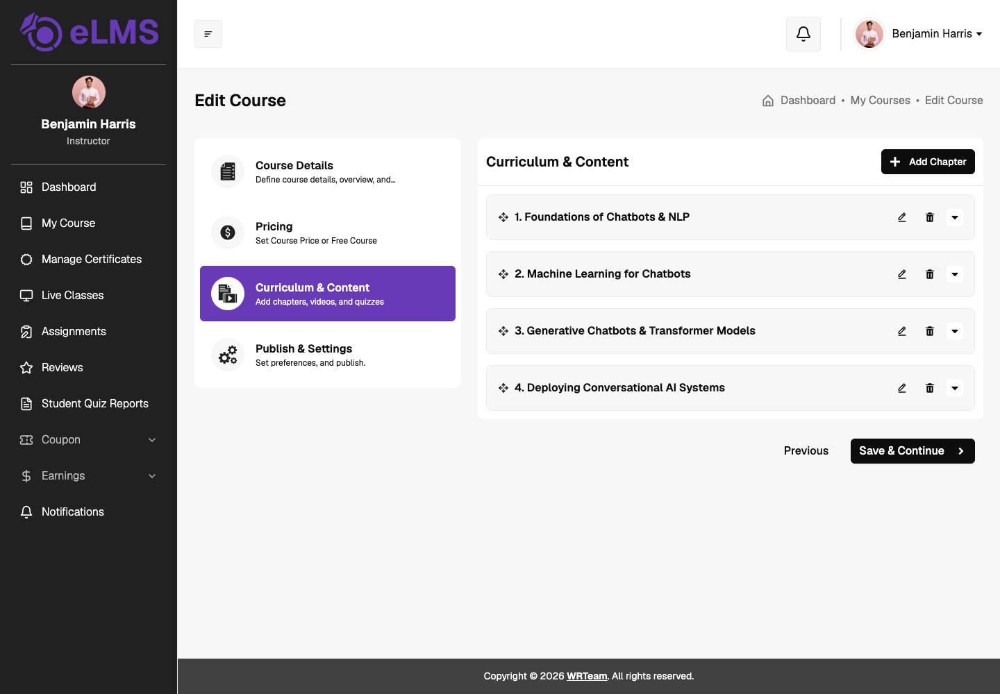 Course Curriculum