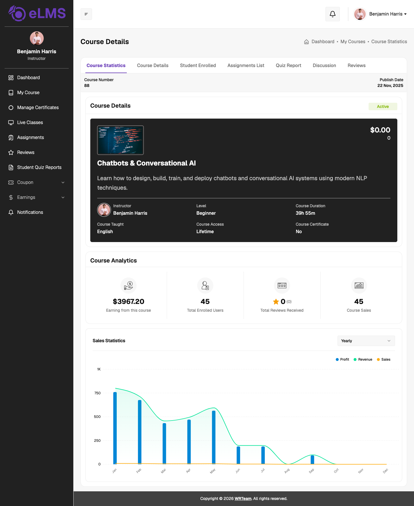 Course Statistics