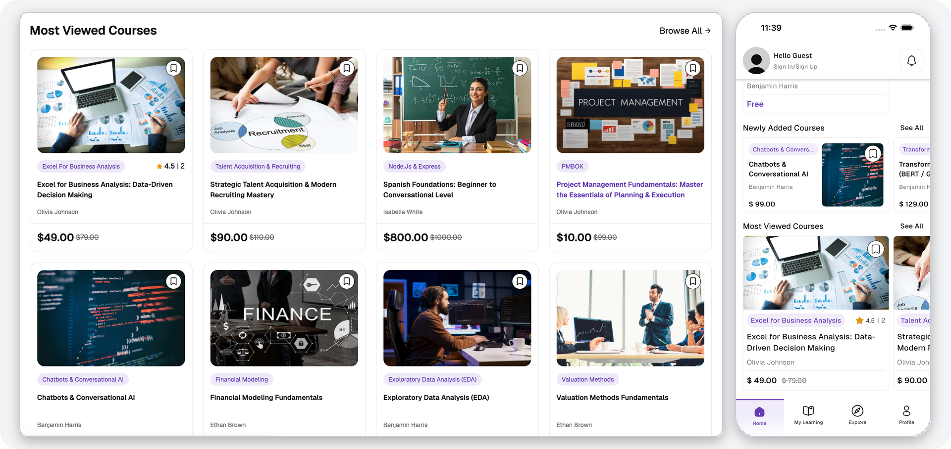Featured Sections