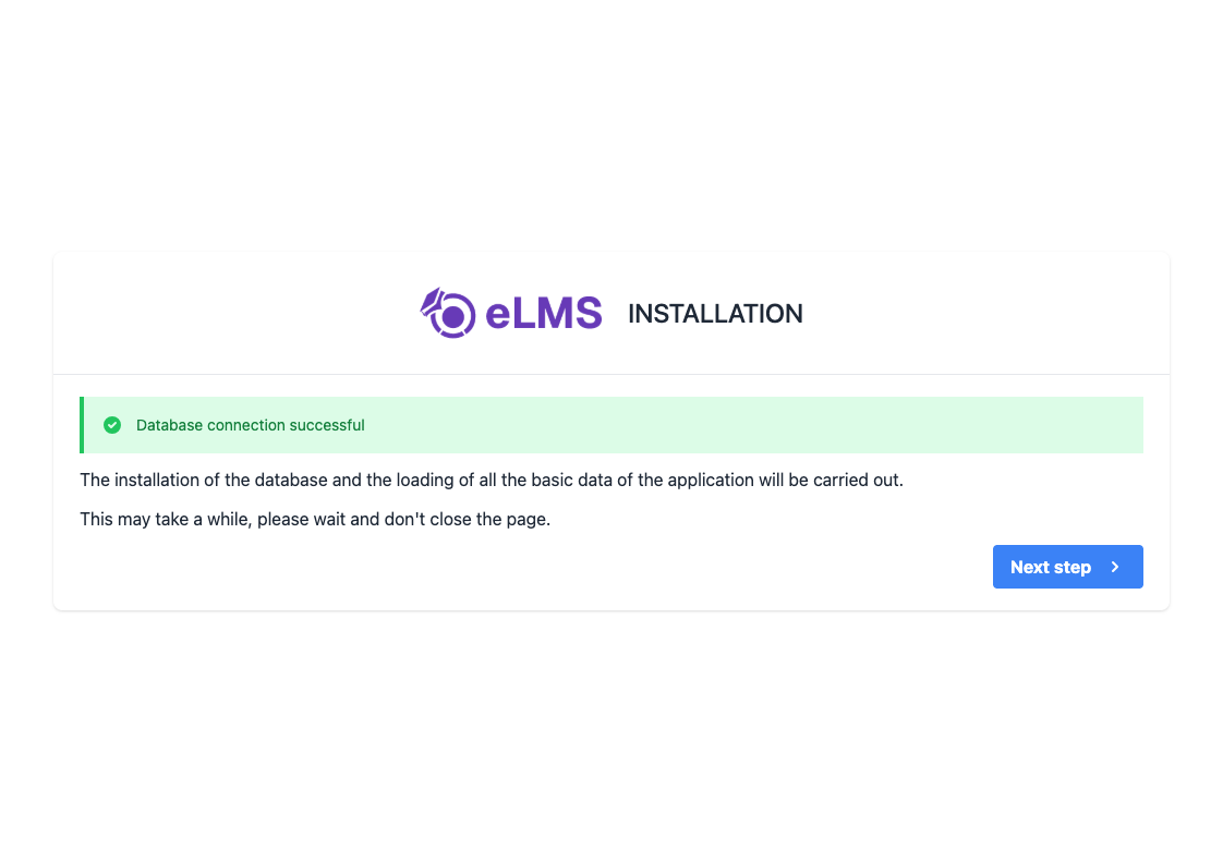 Installation Database Connection