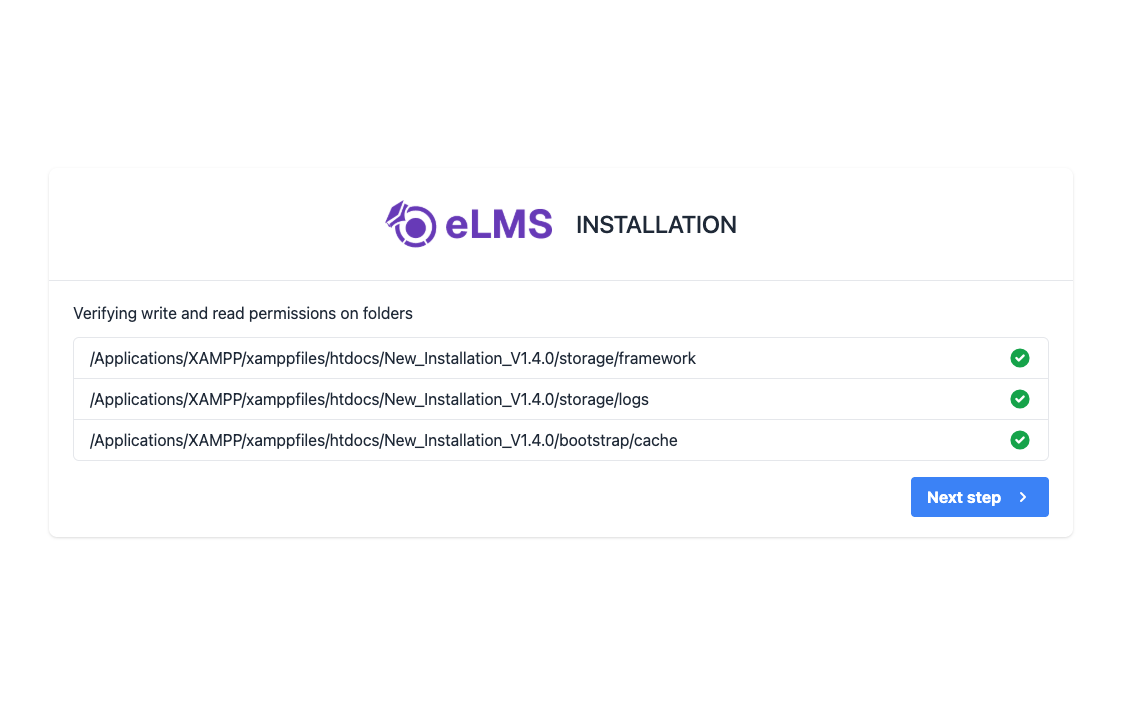 Installation Folder Permissions
