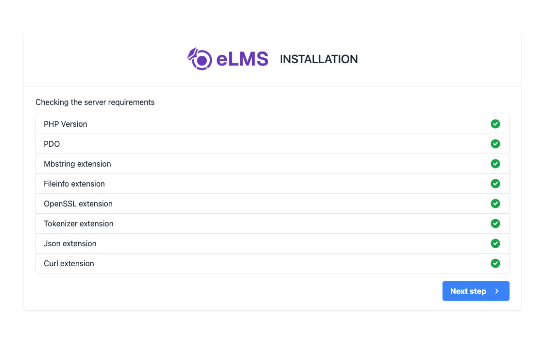 Installation Server Requirements