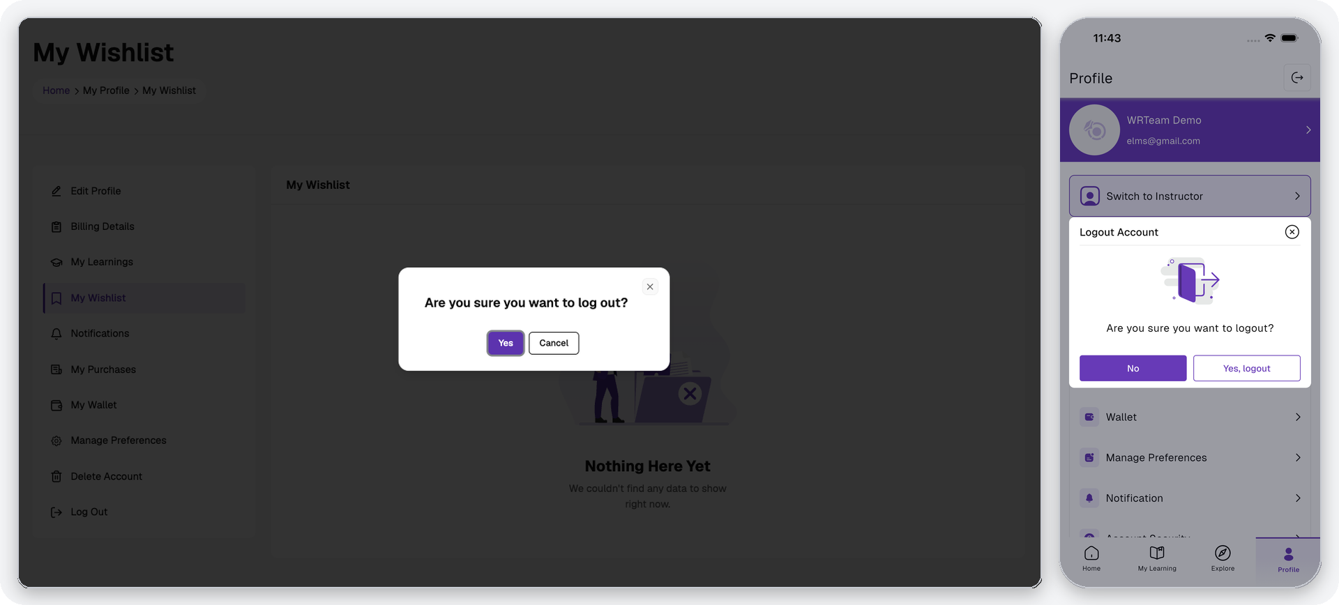 Logout