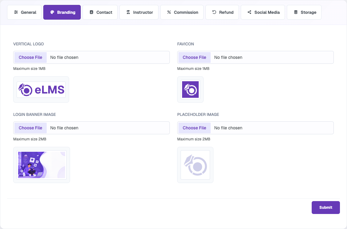 Branding Settings